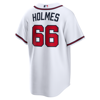 Grant Holmes Atlanta Braves Nike Home Replica Jersey - White