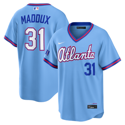 Greg Maddux Atlanta Braves Nike 2026 City Connect Stadium Jersey - Powder Blue