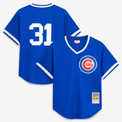 Greg Maddux Chicago Cubs Mitchell &amp;amp; Ness Authentic Batting Practice Jersey - Royal