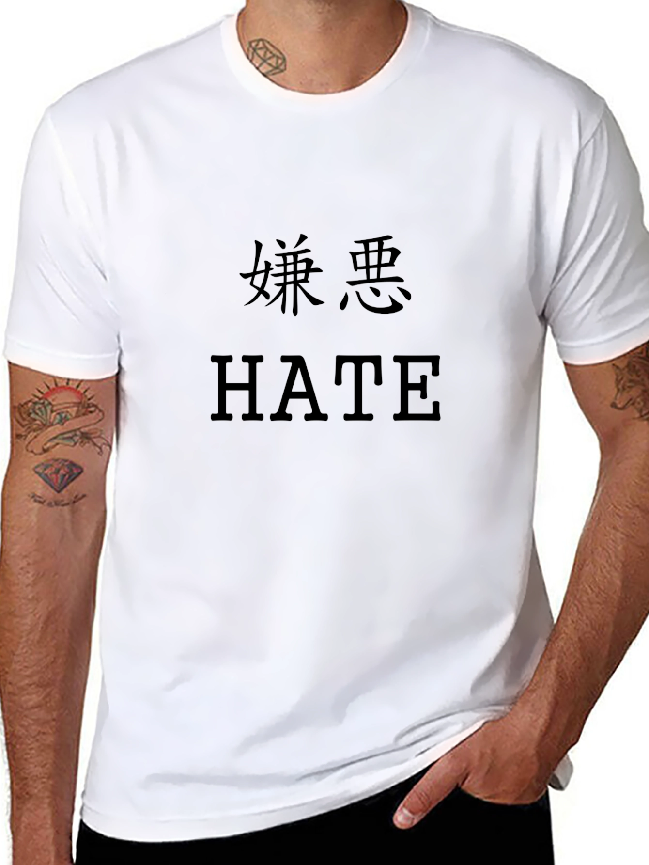 Black Hate Graphic Tee