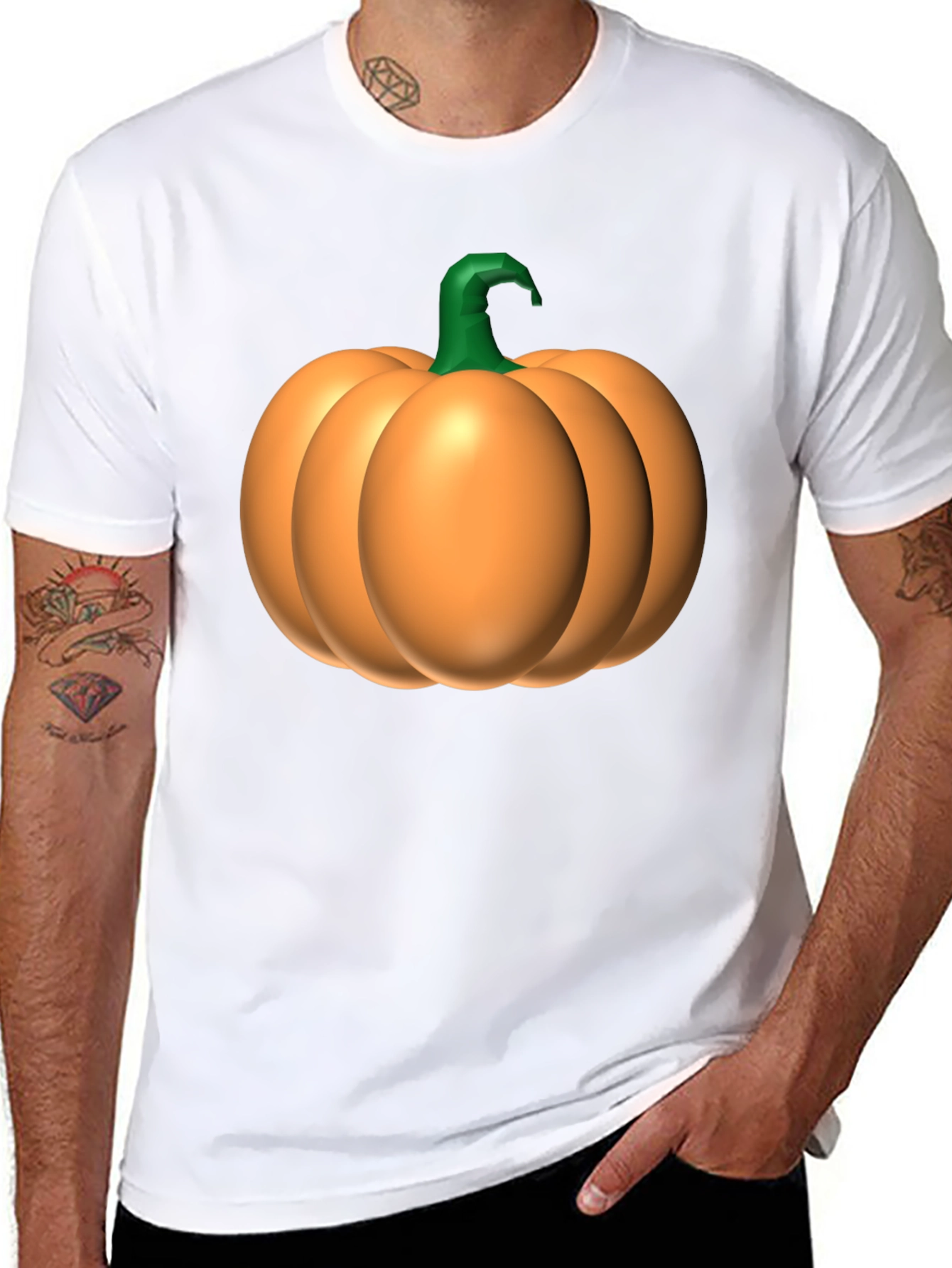 Pumpkin Graphic T-Shirt - Halloween Tee