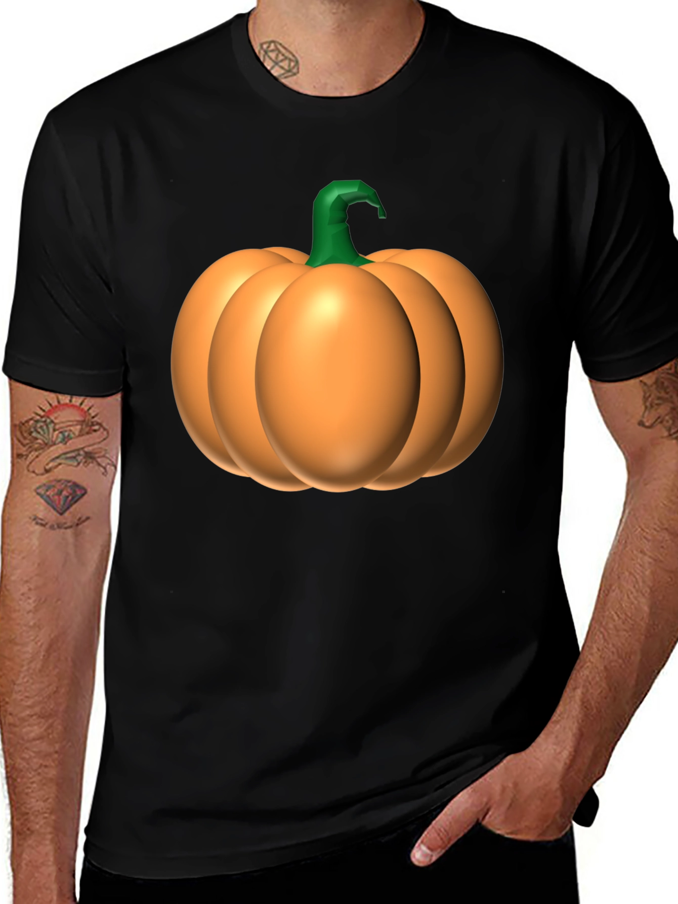 Pumpkin Graphic T-Shirt - Halloween Tee