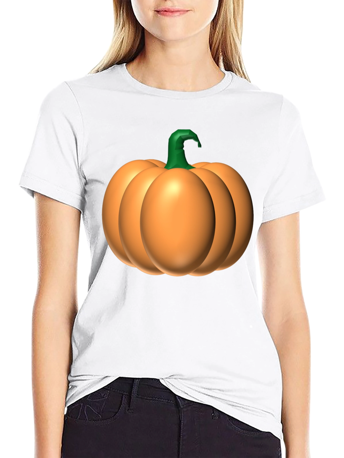 Pumpkin Graphic T-Shirt - Halloween Tee
