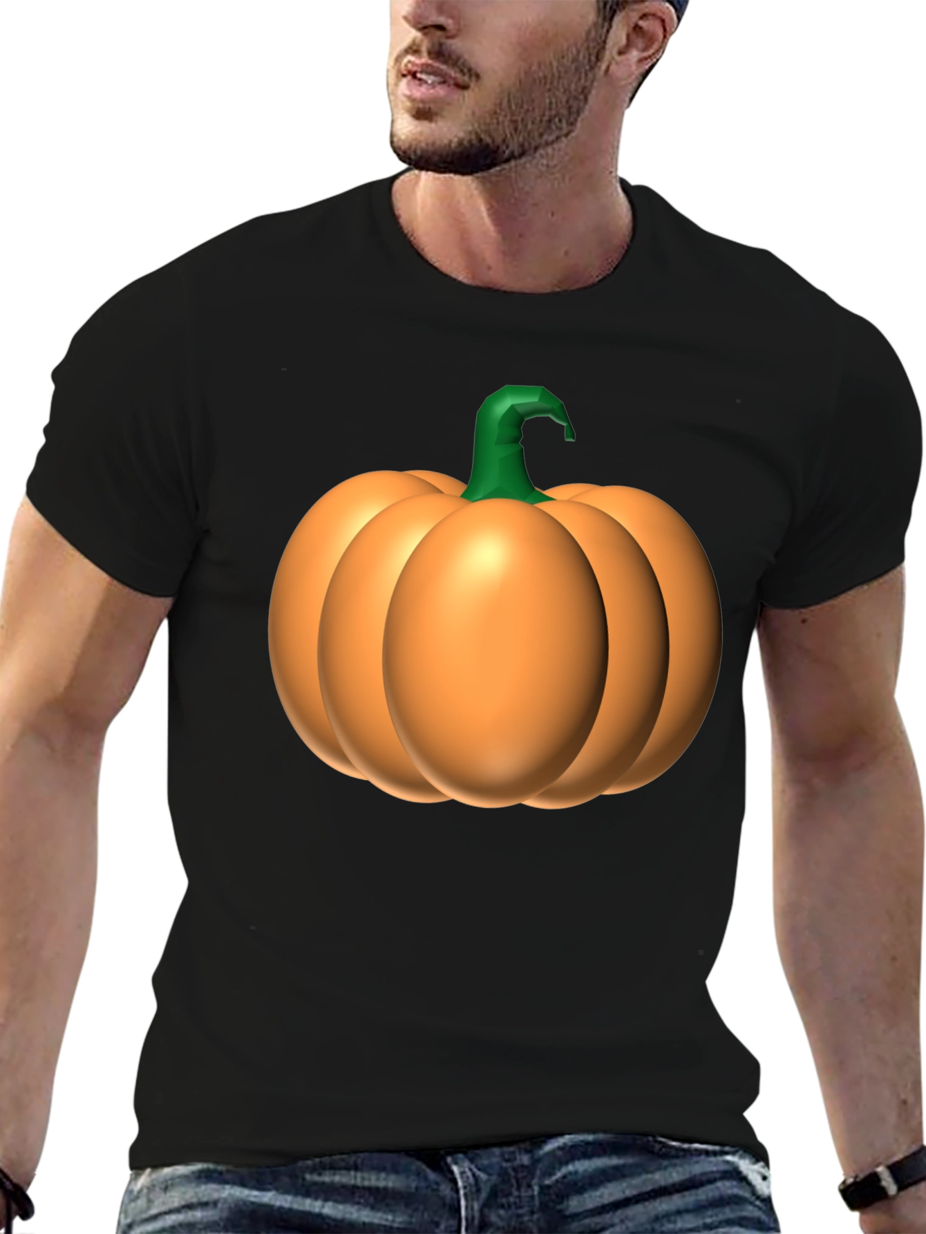 Pumpkin Graphic T-Shirt - Halloween Tee
