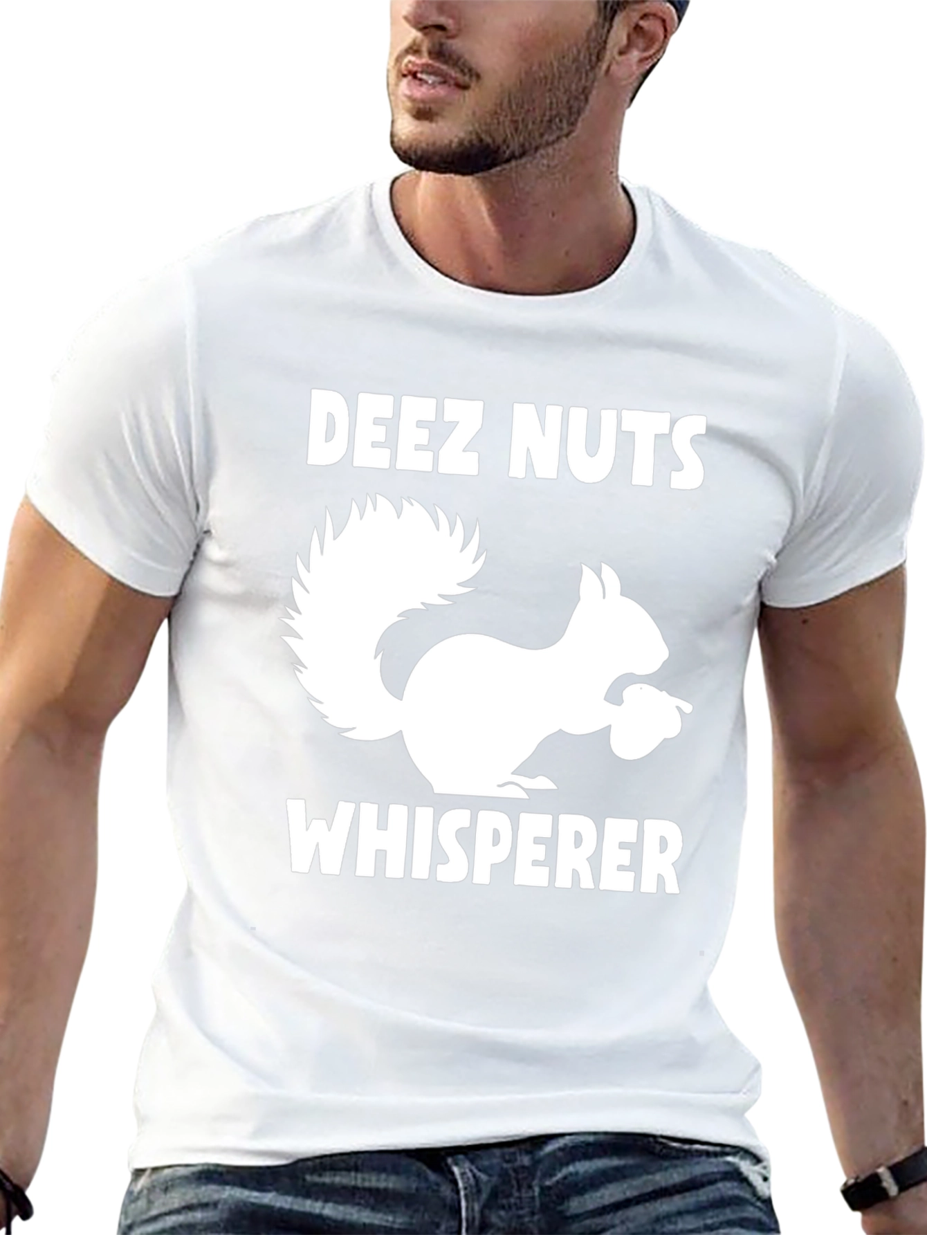 Deez Nuts Whisperer Funny Squirrel T-Shirt