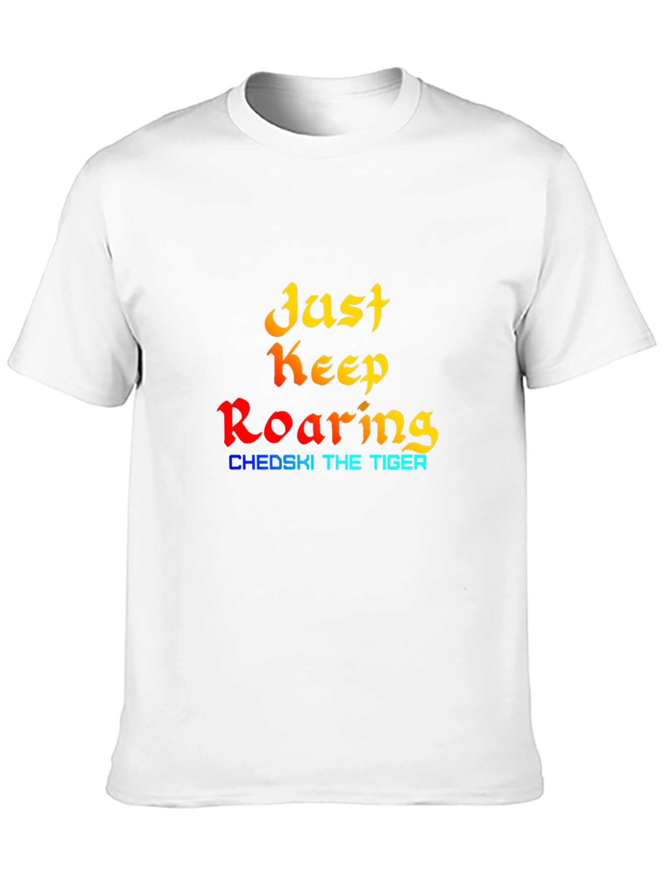 Just Keep Roaring - Black Graphic Tee
