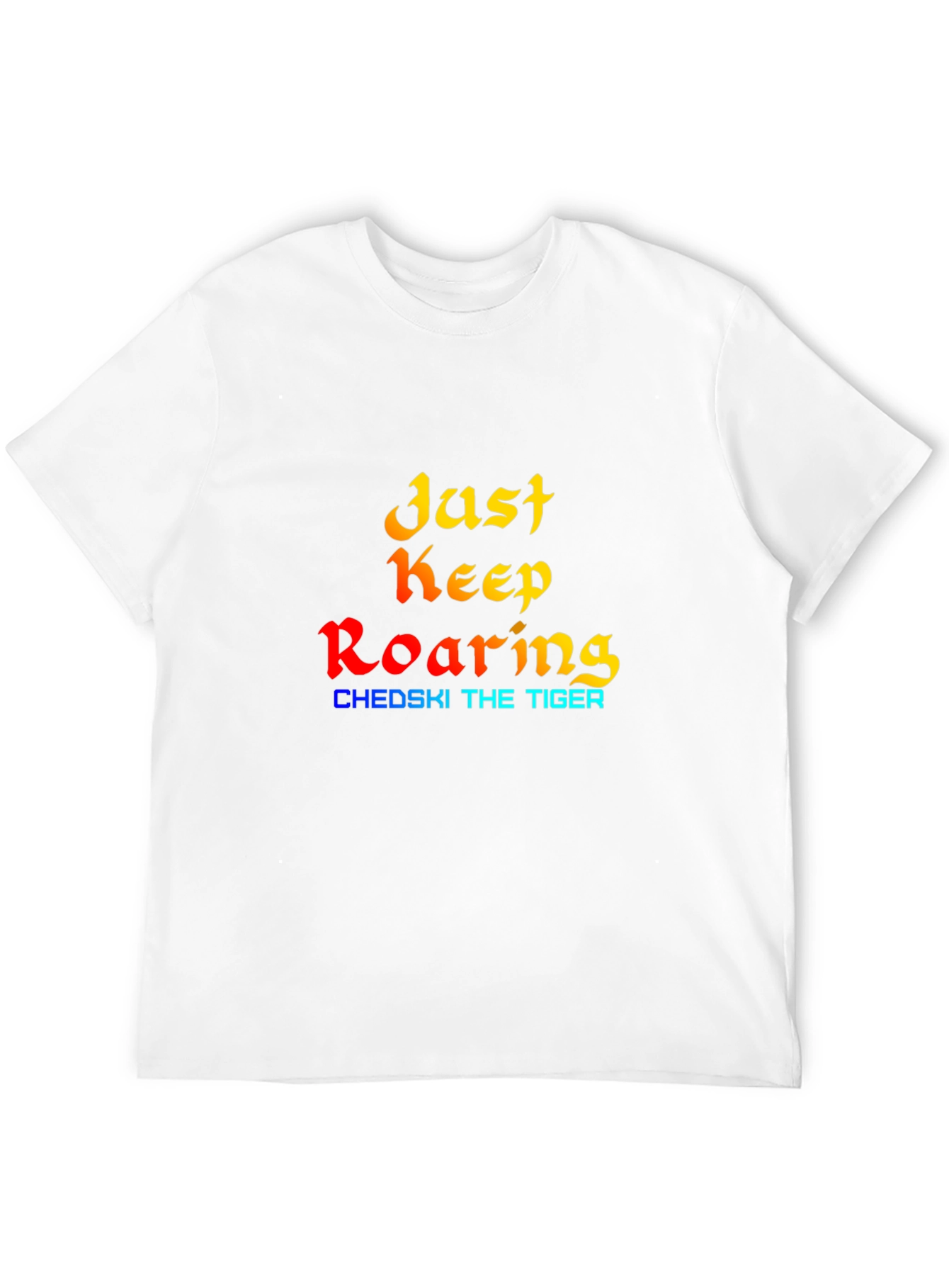 Just Keep Roaring - Black Graphic Tee