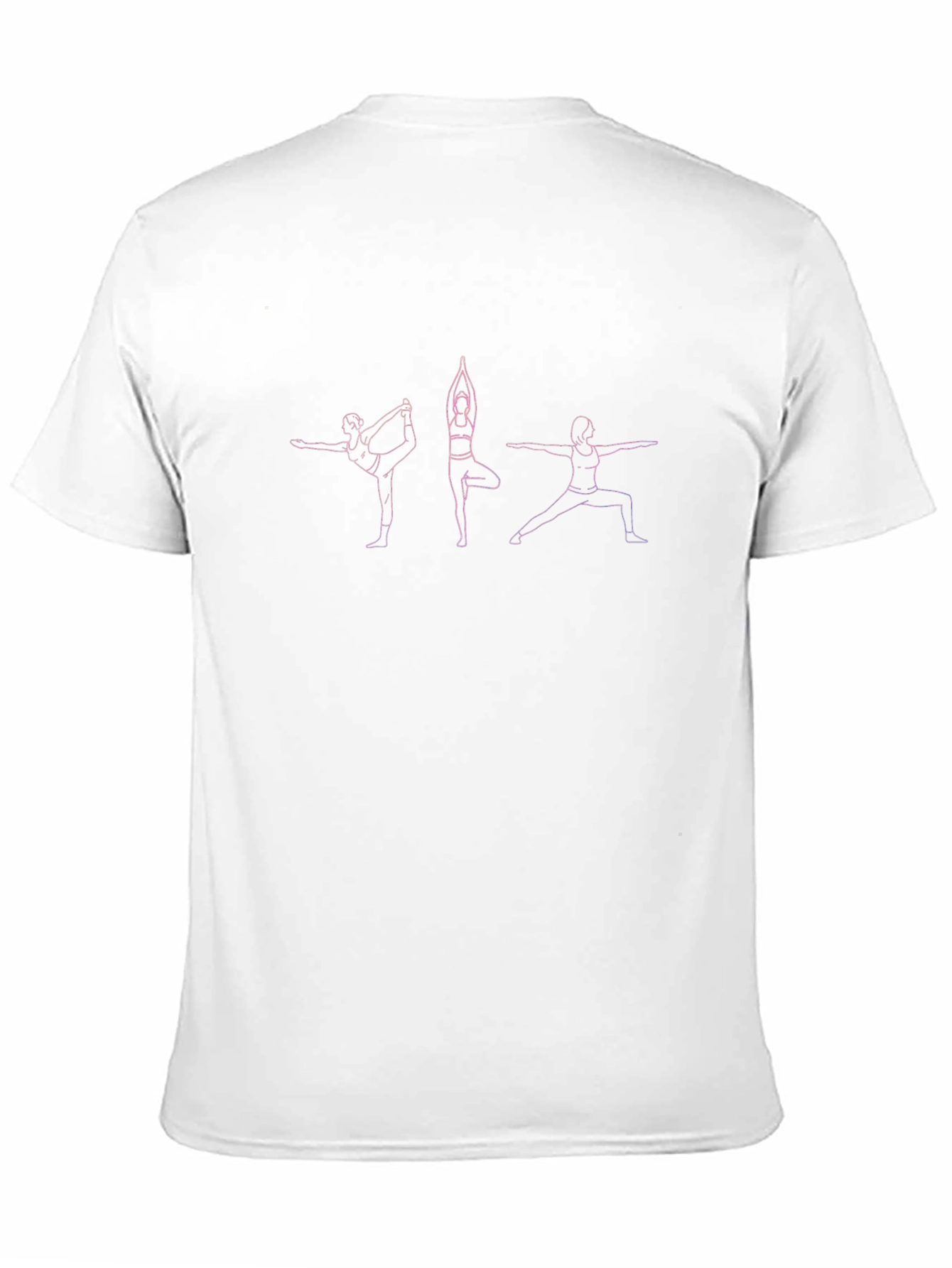 Yoga Pose Graphic Tee - Black
