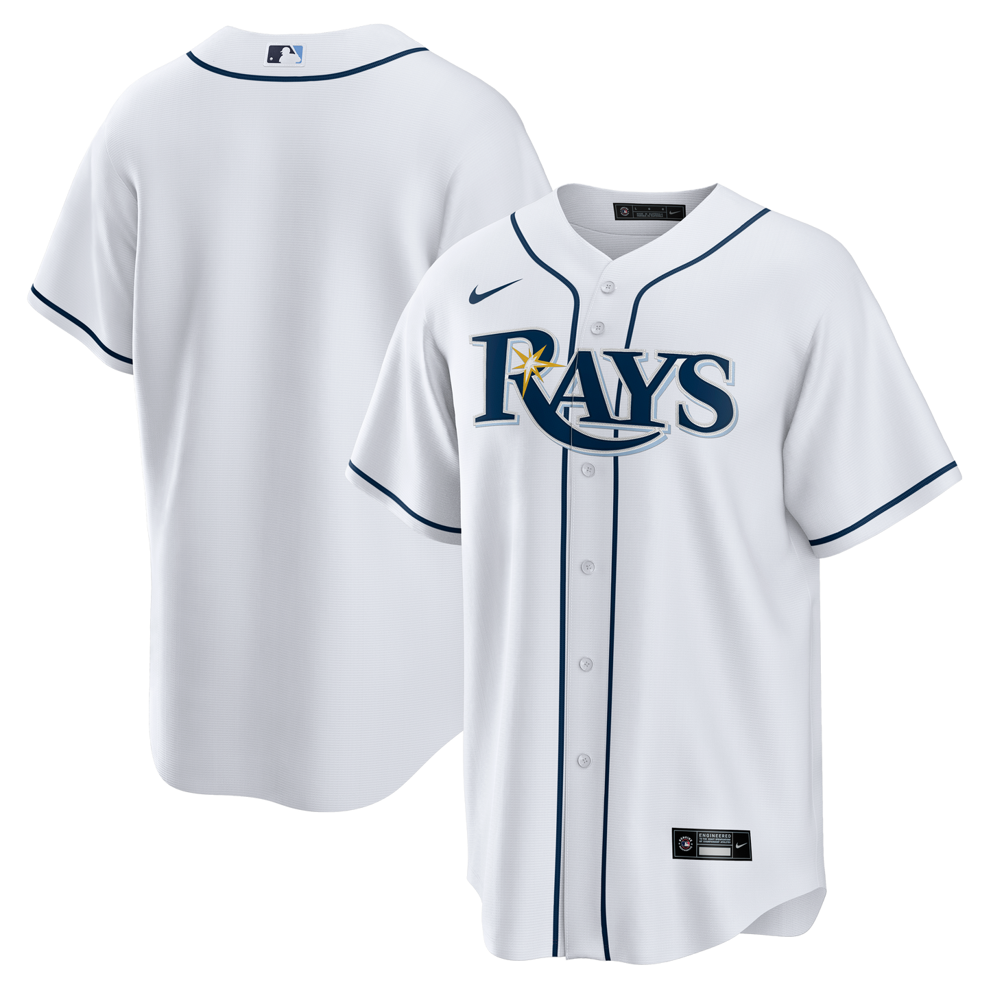 Tampa Bay Rays Nike Home Big &amp;amp; Tall Replica Jersey - White