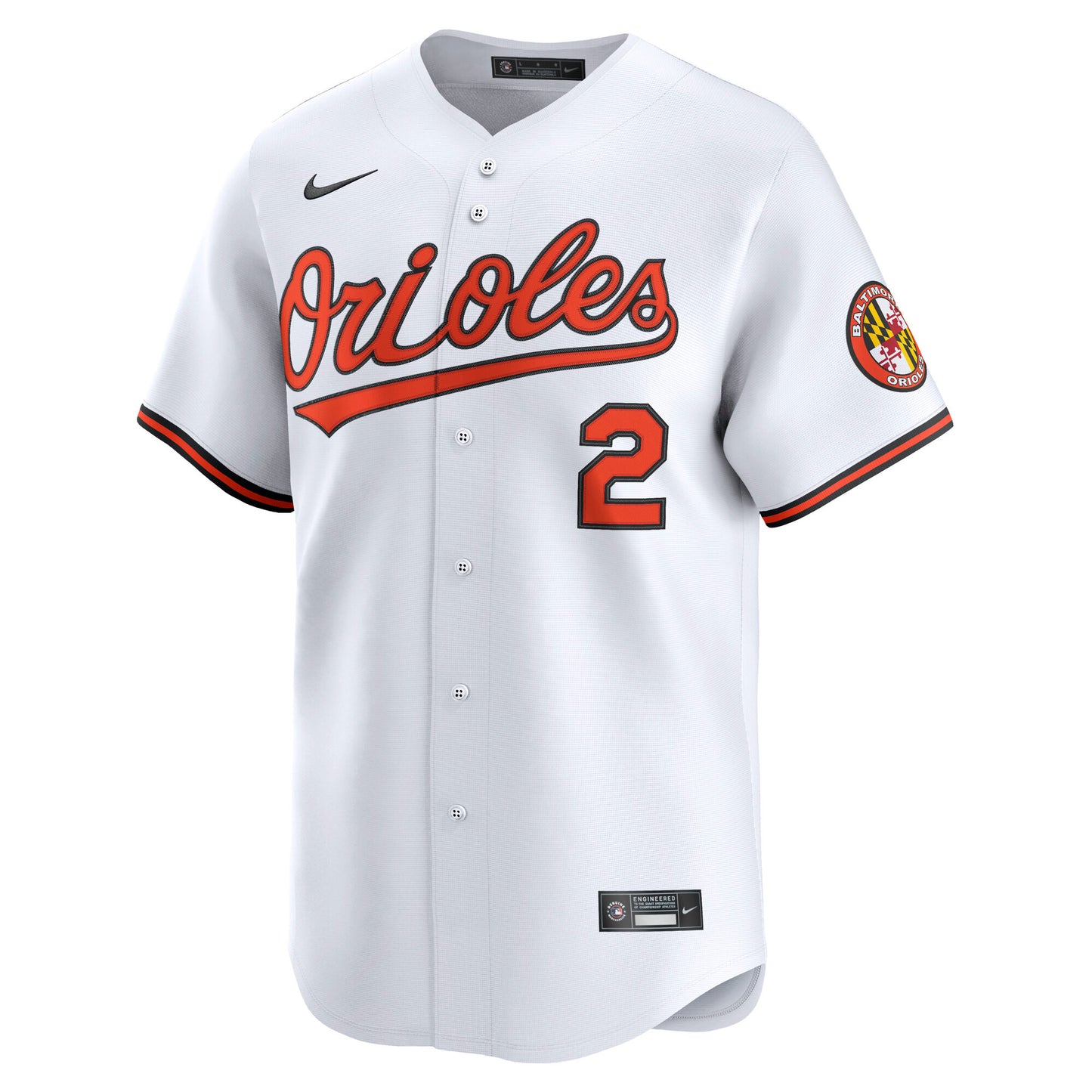 Gunnar Henderson Baltimore Orioles Nike Home Limited Player Jersey - White