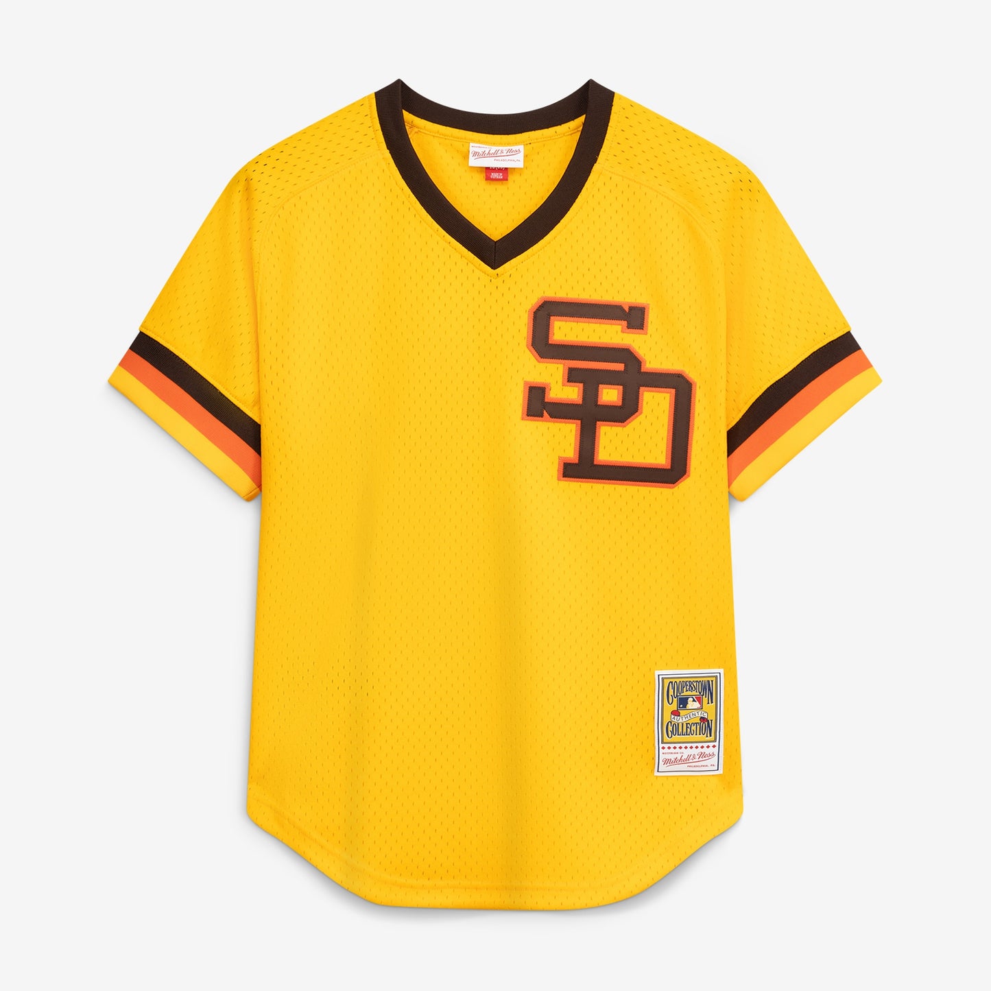 Tony Gwynn San Diego Padres Mitchell &amp;amp; Ness Authentic Batting Practice Jersey - Gold
