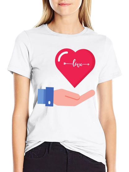 Love Heart Graphic T-Shirt