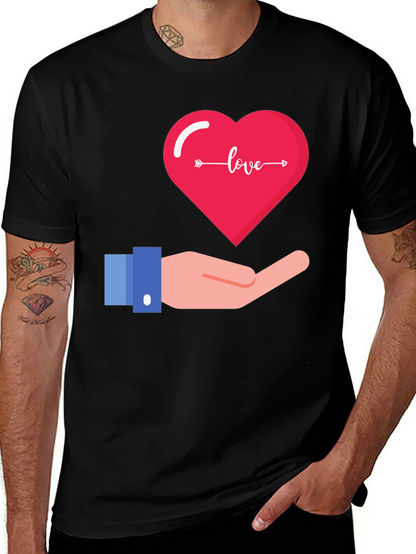 Love Heart Graphic T-Shirt