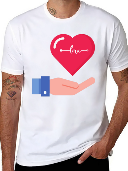 Love Heart Graphic T-Shirt
