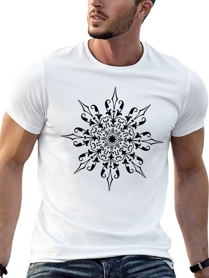 Black Mandala Graphic Tee