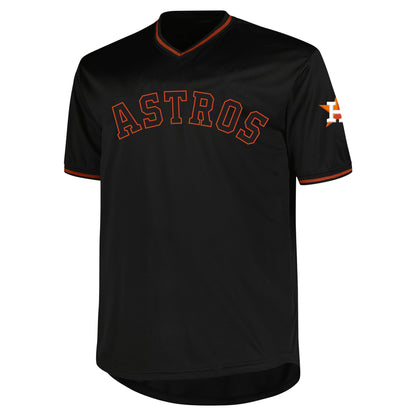 Houston Astros Profile Big &amp;amp; Tall Pop Fashion Jersey - Black