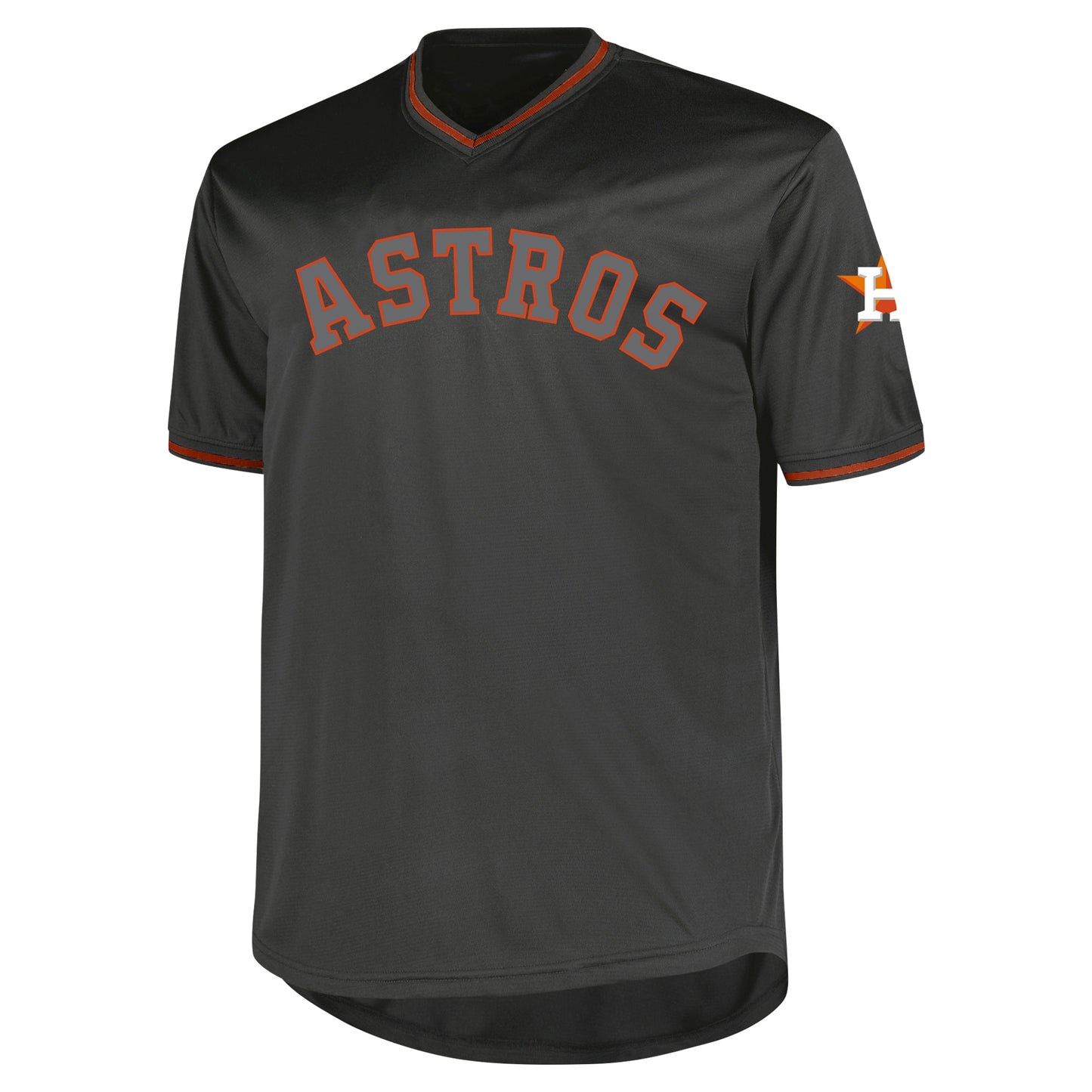 Houston Astros Profile Big &amp;amp; Tall Pop Fashion Jersey - Charcoal