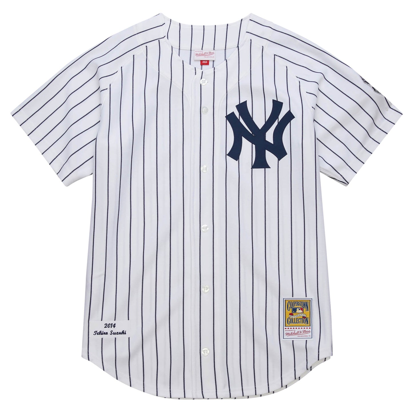 Ichiro Suzuki New York Yankees Mitchell &amp;amp; Ness 2014 Cooperstown Collection Authentic Throwback Jersey - White