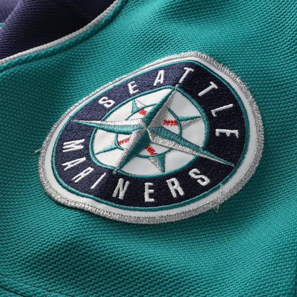 Ichiro Suzuki Seattle Mariners Mitchell &amp;amp; Ness 2006 Cooperstown Mesh Batting Practice Button-Up Jersey - Navy