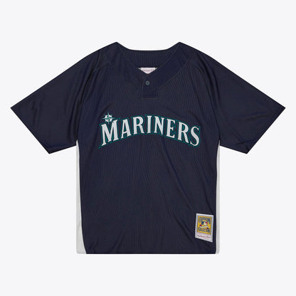 Ichiro Suzuki Seattle Mariners Mitchell &amp;amp; Ness Big &amp;amp; Tall Cooperstown Mesh Batting Practice Jersey - Navy