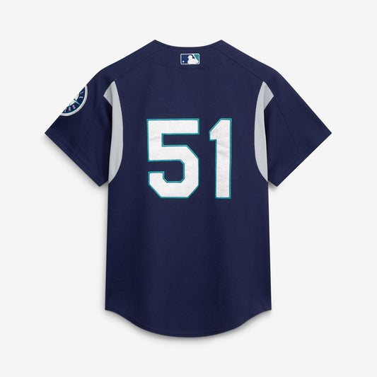 Ichiro Suzuki Seattle Mariners Mitchell &amp;amp; Ness Cooperstown Collection Batting Practice Jersey - Navy