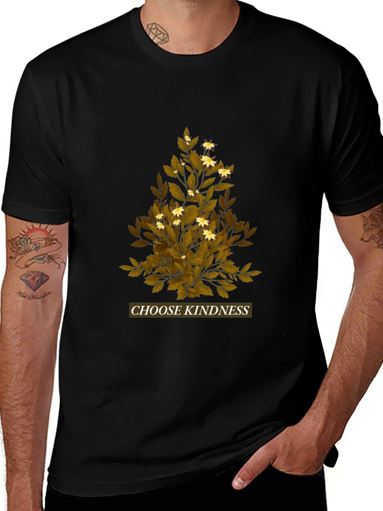 Choose Kindness Graphic Tee - Unisex Black T-Shirt