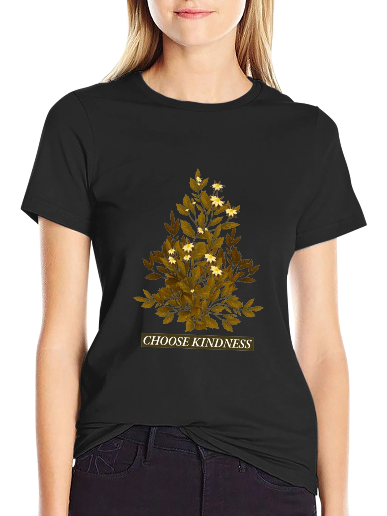 Choose Kindness Graphic Tee - Unisex Black T-Shirt