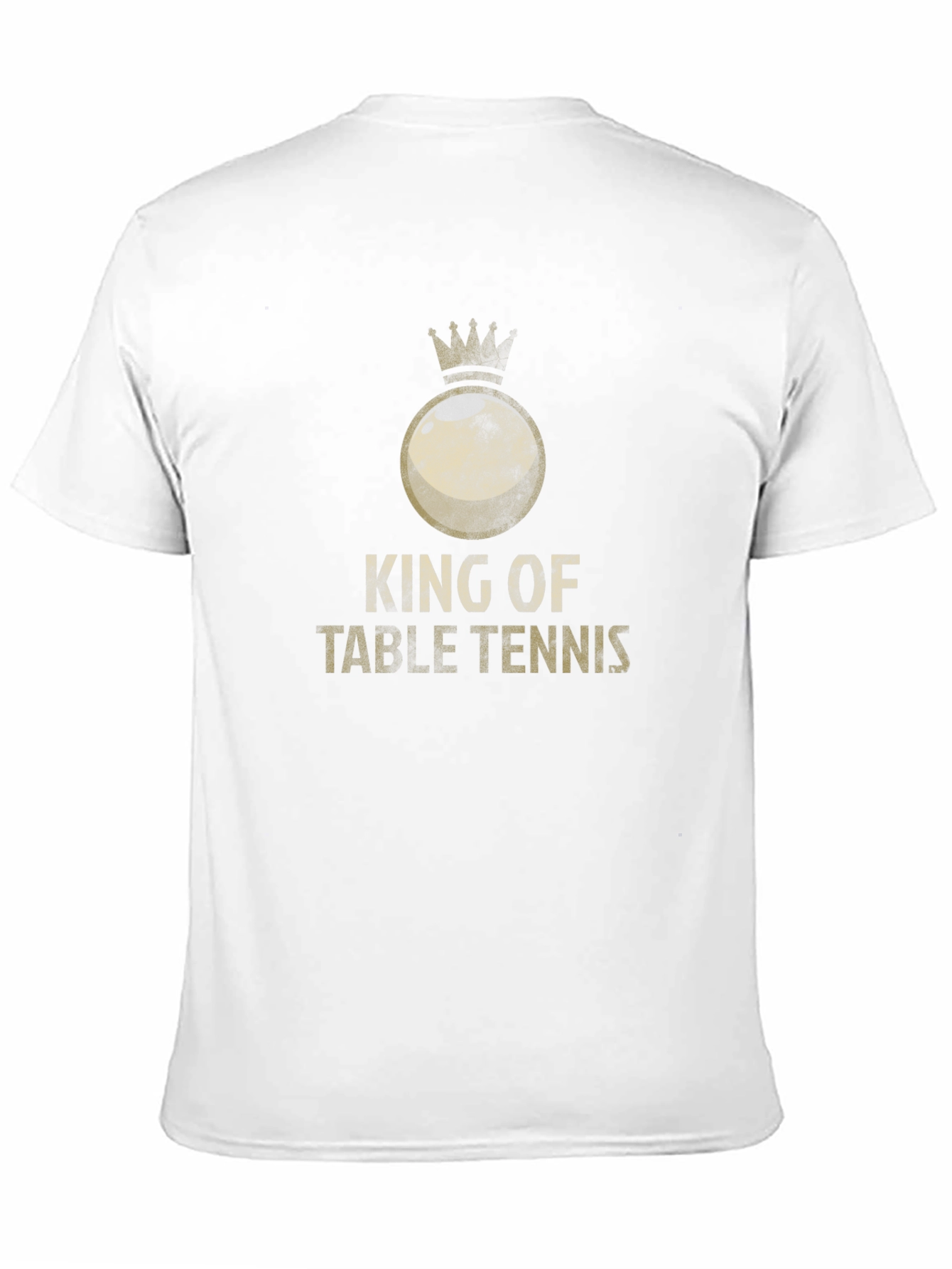 King of Table Tennis Black Graphic Tee