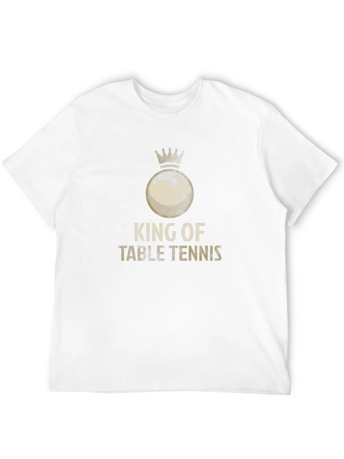 King of Table Tennis Black Graphic Tee