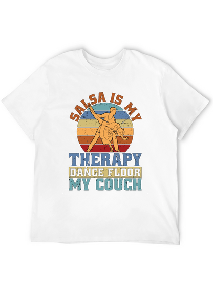 Salsa Is My Therapy Retro Dance T-Shirt