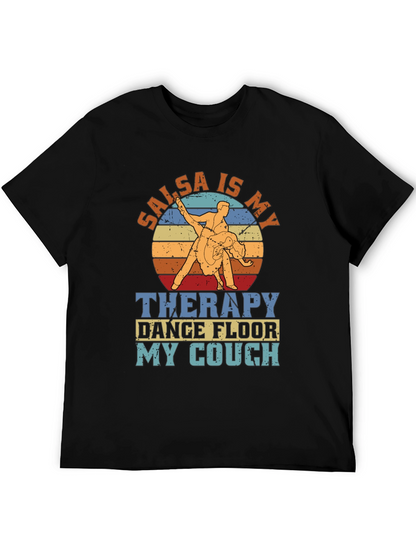 Salsa Is My Therapy Retro Dance T-Shirt