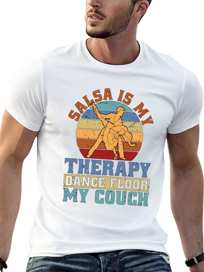 Salsa Is My Therapy Retro Dance T-Shirt