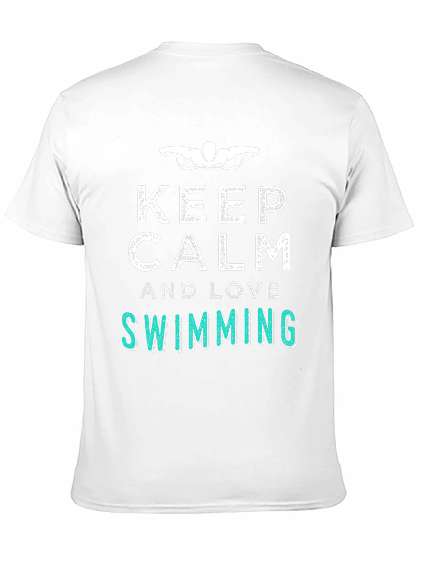 Keep Calm & Love Swimming T-Shirt - Relaxed Fit