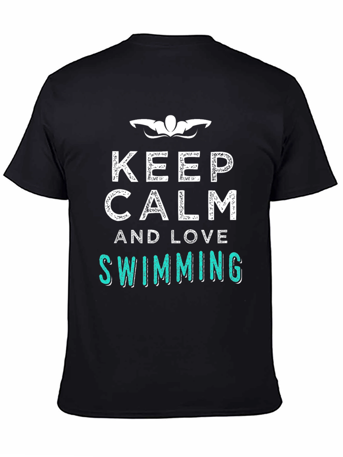 Keep Calm & Love Swimming T-Shirt - Relaxed Fit