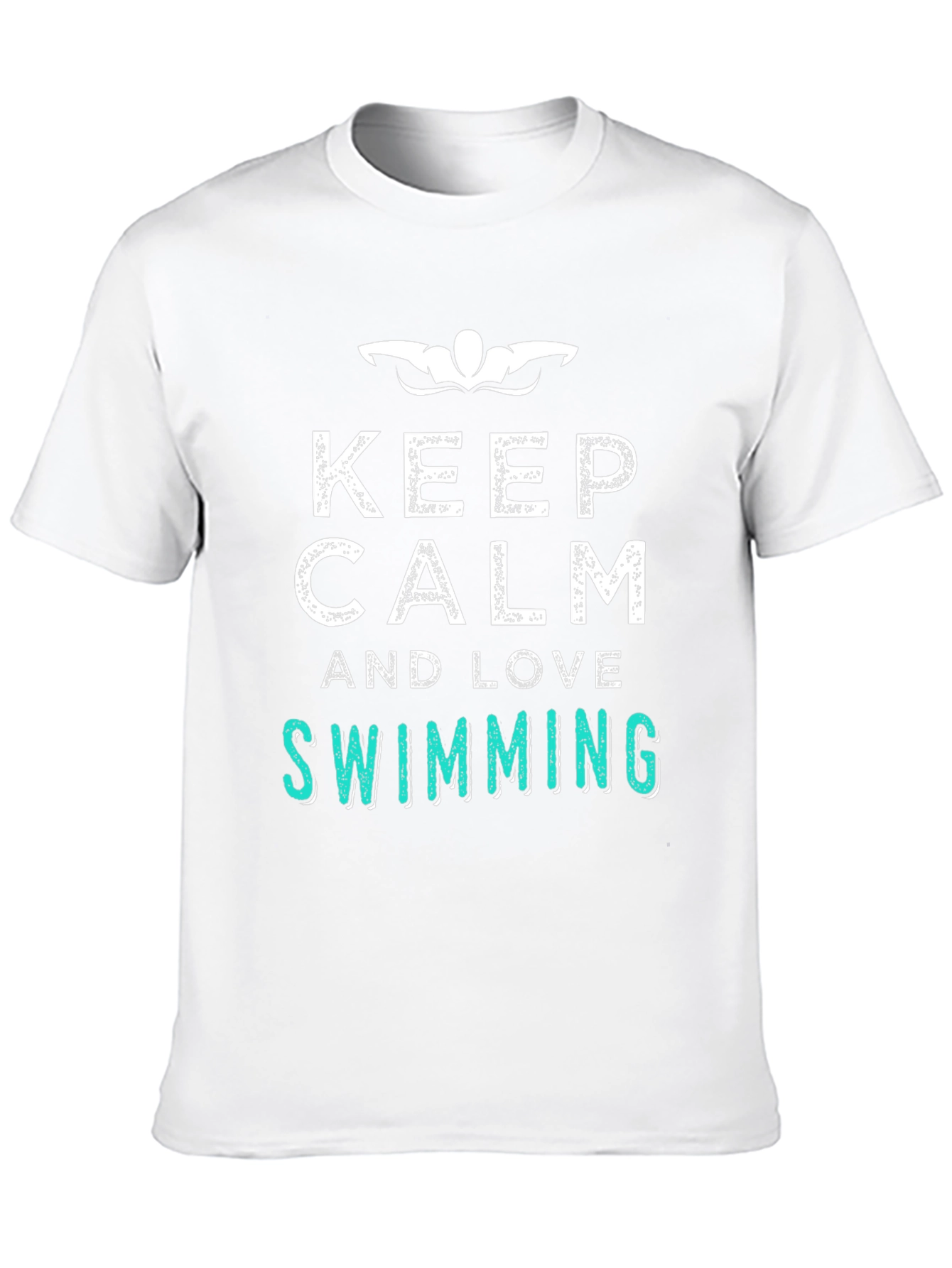 Keep Calm & Love Swimming T-Shirt - Relaxed Fit