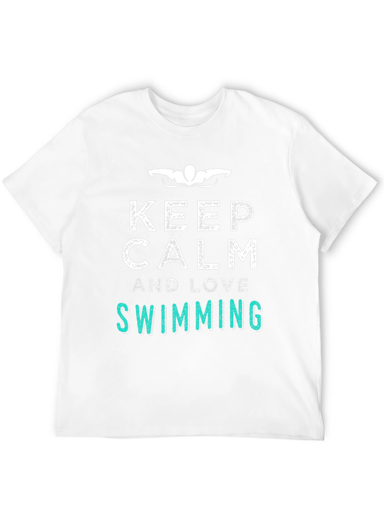 Keep Calm & Love Swimming T-Shirt - Relaxed Fit