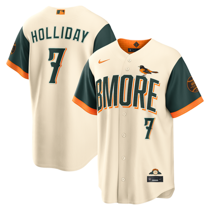 Jackson Holliday Baltimore Orioles Nike 2026 City Connect Stadium Jersey - Cream