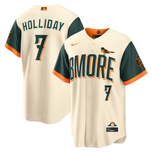Jackson Holliday Baltimore Orioles Nike 2026 City Connect Stadium Jersey - Cream