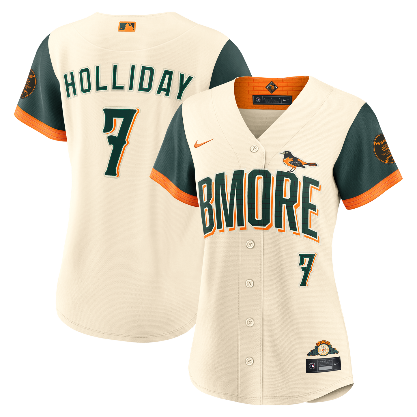 Jackson Holliday Baltimore Orioles Nike Women's 2026 City Connect Stadium Jersey - Cream