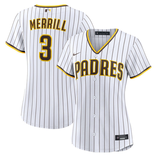 Jackson Merrill San Diego Padres Nike Women's Home Replica Jersey - White