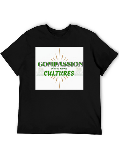 Compassion Across Cultures Graphic Tee - Black