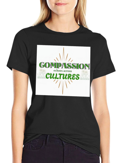 Compassion Across Cultures Graphic Tee - Black