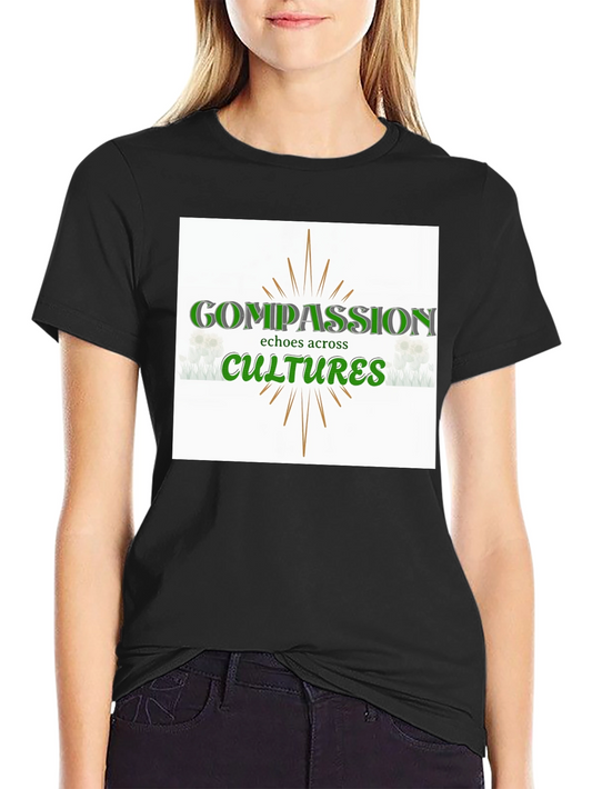 Compassion Across Cultures Graphic Tee - Black
