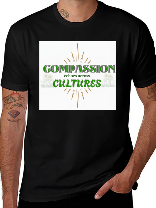 Compassion Across Cultures Graphic Tee - Black