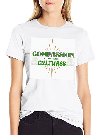 Compassion Across Cultures Graphic Tee - Black