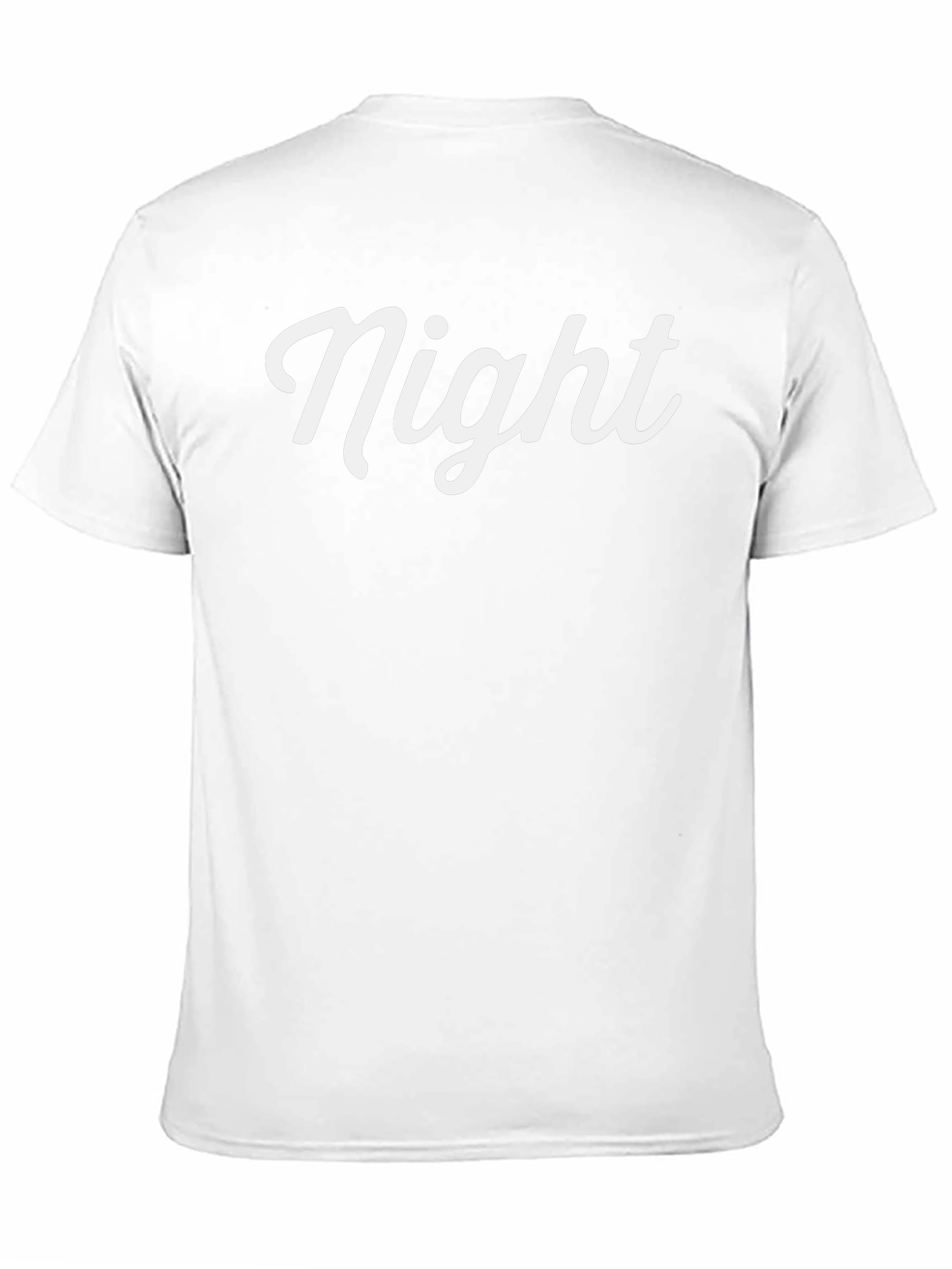 Night Script Black T-Shirt