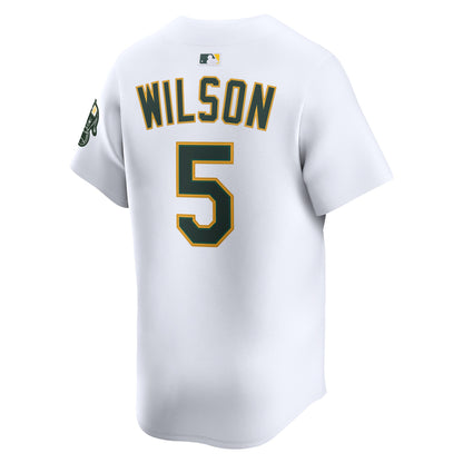 Jacob Wilson Athletics Nike Home Limited Player Jersey - White