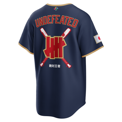 Japan Baseball Nike x Undefeated 2026 World Baseball Classic Stadium Jersey - Navy