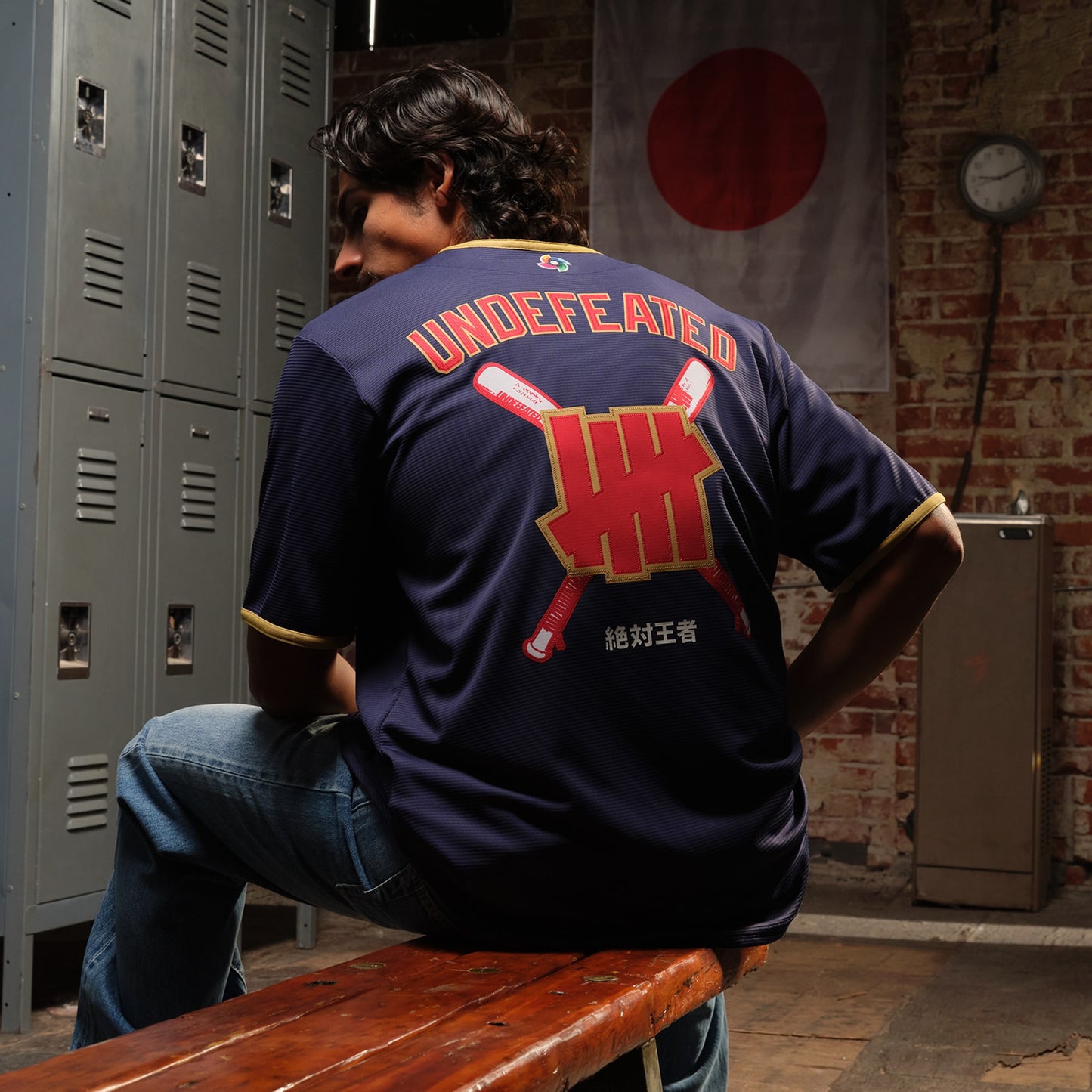 Japan Baseball Nike x Undefeated 2026 World Baseball Classic Stadium Jersey - Navy