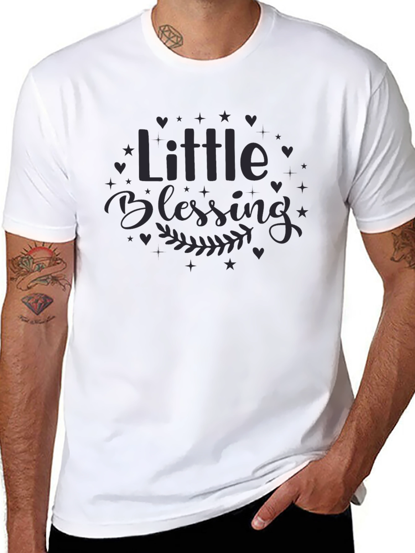 Little Blessing Graphic Tee - Soft Cotton Comfort